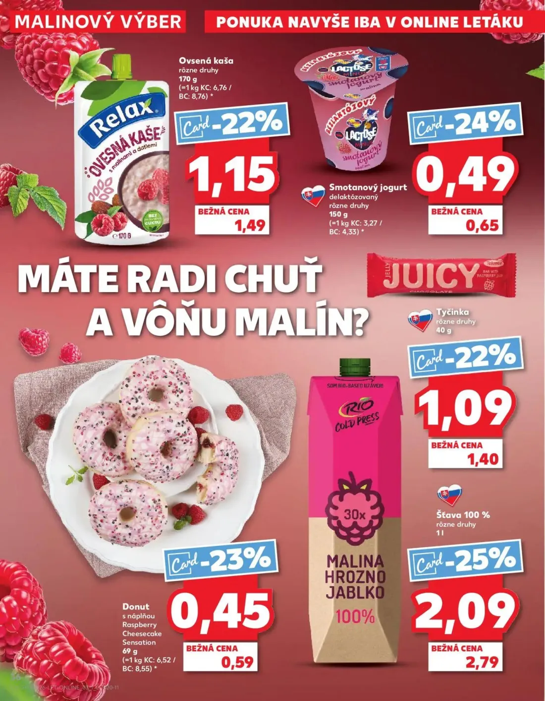 Kaufland leták, strana 36 z 84 — Relax Ovsená kaša, Smotanový jogurt delaktózovaný