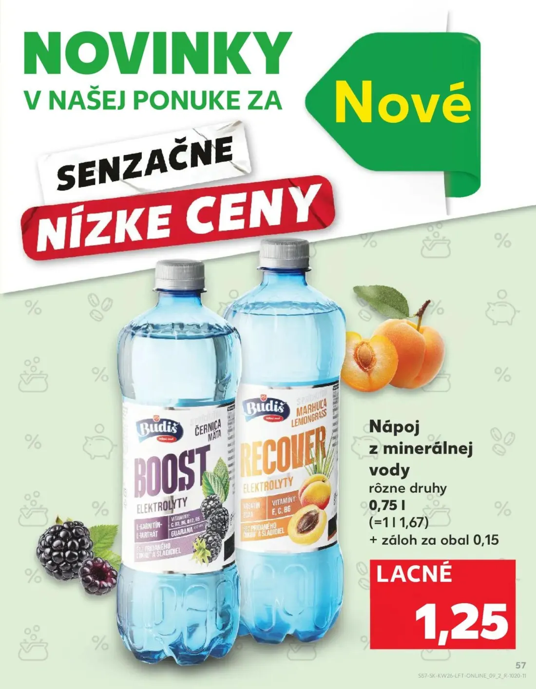 Kaufland leták, strana 57 z 84 — Nápoj z minerálnej vody