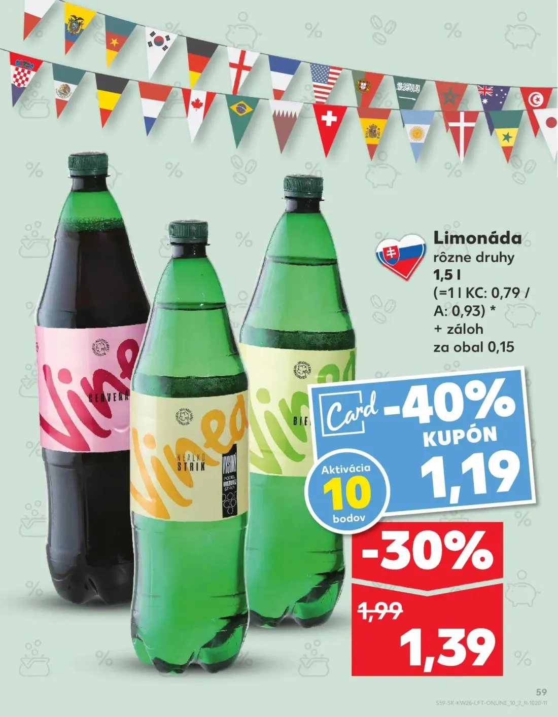 Kaufland leták, strana 59 z 84 — Limonáda