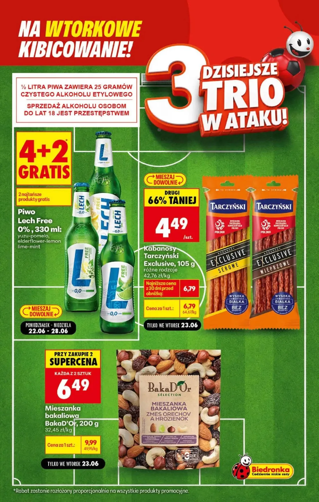 Biedronka gazetka, strona 4 z 5 — Mieszanka bakaliowa BakaD'Or, Kabanosy Tarczyński Exclusive