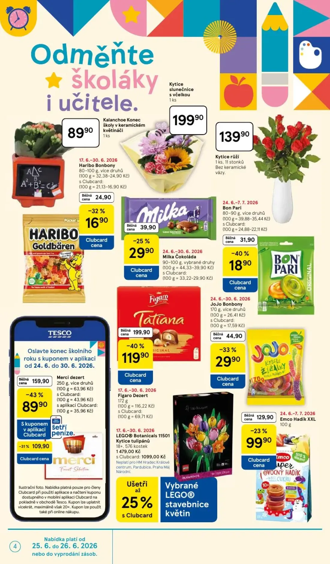 Tesco leták, strana 4 z 38 — Milka Čokoláda