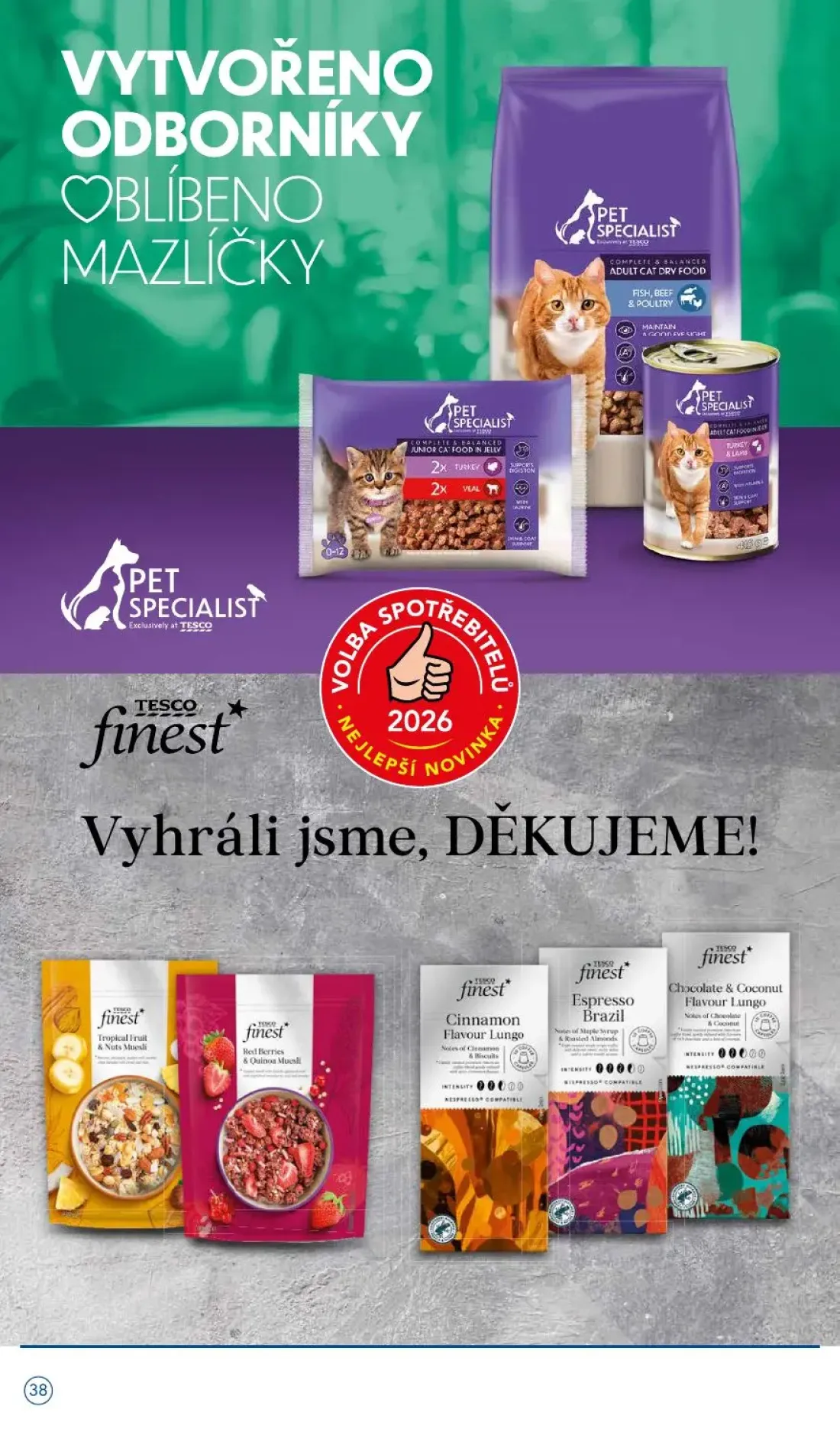 Tesco leták, strana 38 z 38