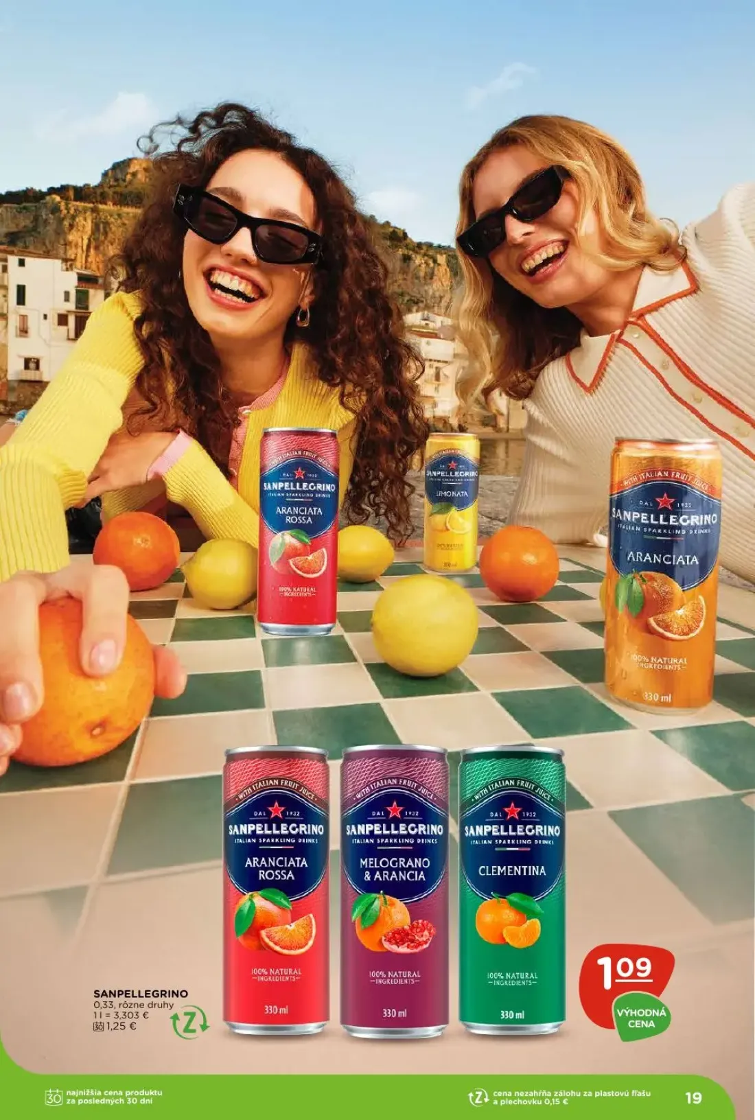 Terno leták, strana 19 z 26 — SANPELLEGRINO ARANCIATA ROSSA