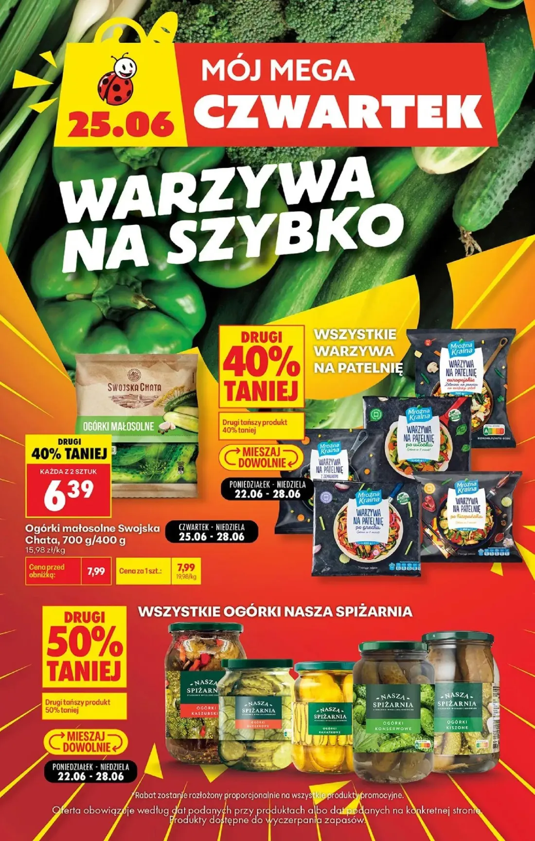 Biedronka gazetka, strona 2 z 3 — Ogórki małosolne Swojska Chata