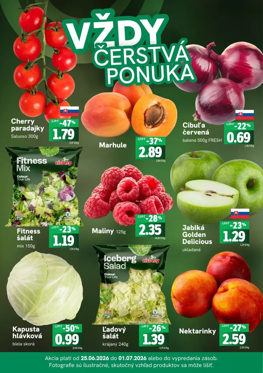 Fresh leták, strana 3 z 4 — Marhule, Cherry paradajky, Nektarinky