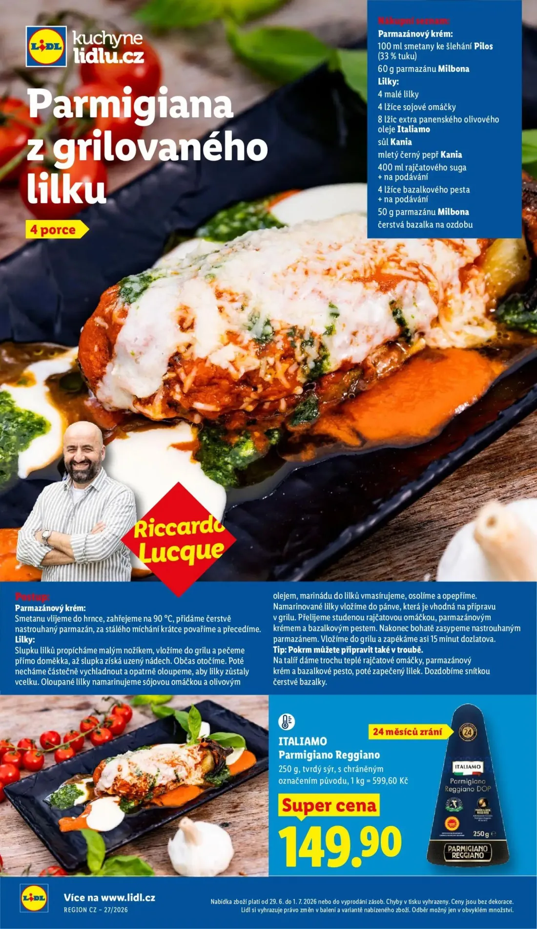 Lidl leták, strana 53 z 58 — Parmigiano Reggiano