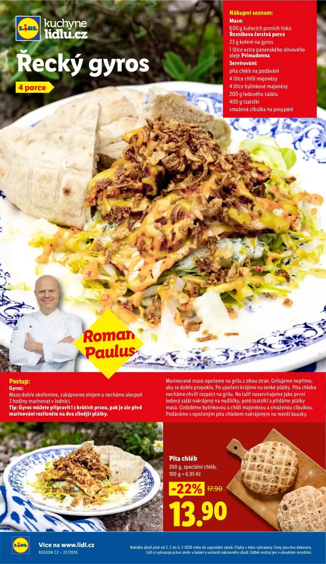 Lidl leták, strana 47 z 52 — Pita chléb