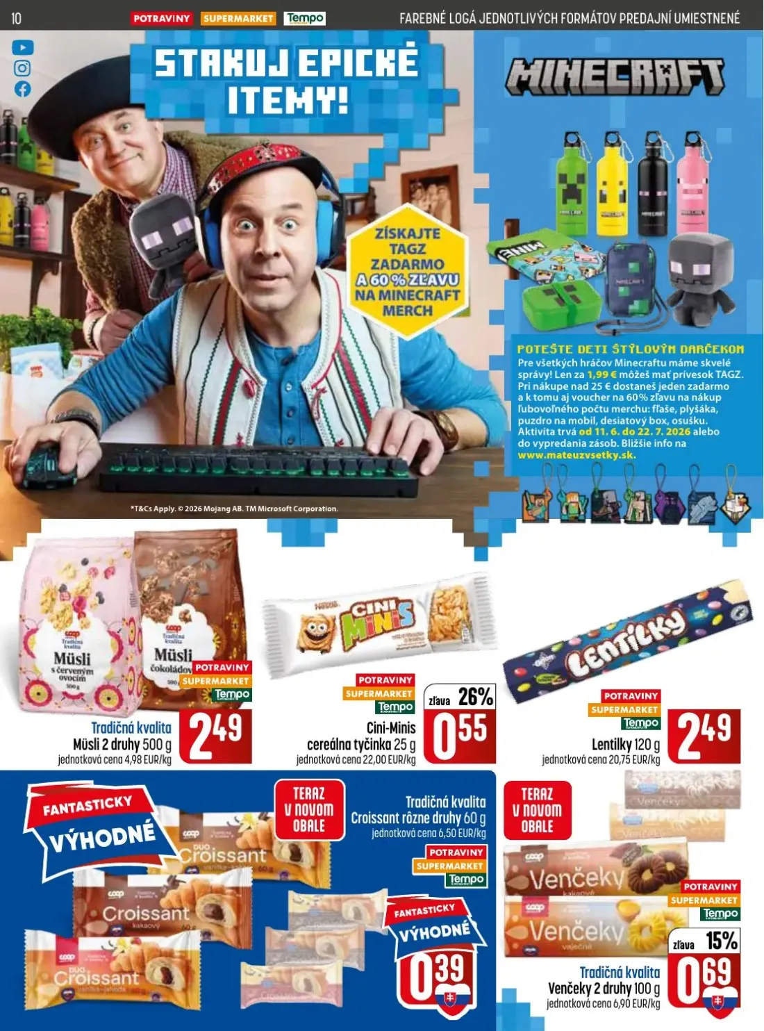 Coop Jednota leták, strana 10 z 32 — Croissant rôzne druhy, Venčeky