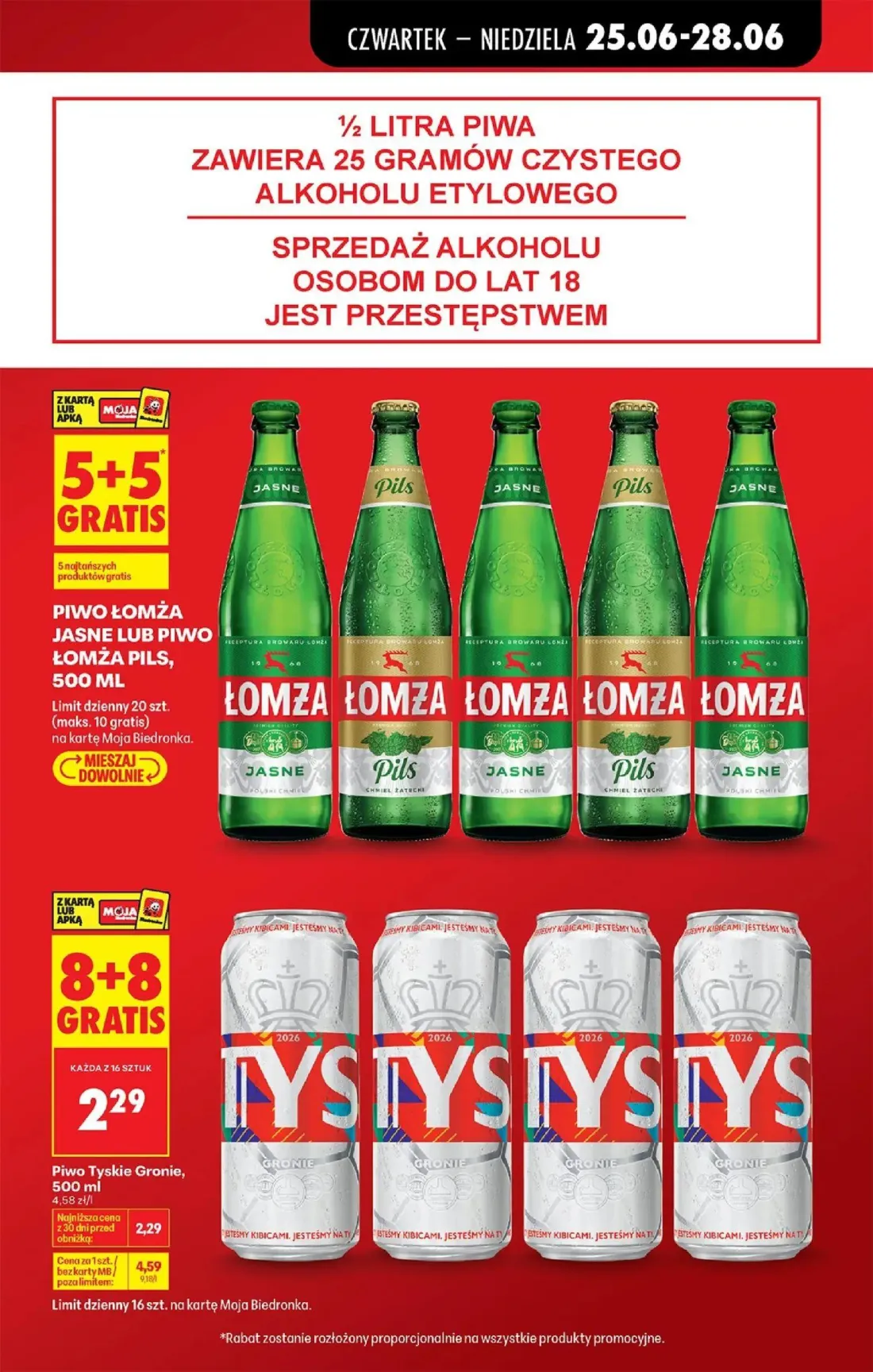 Biedronka gazetka, strona 15 z 84 — Piwo Tyskie Gronie