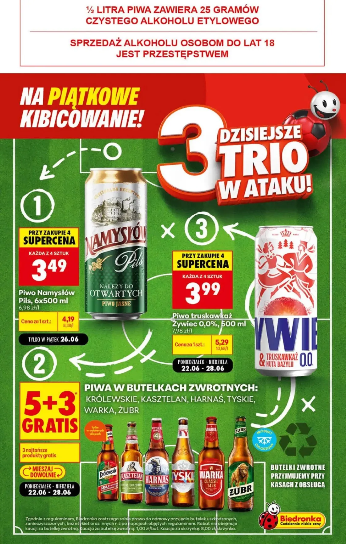 Biedronka gazetka, strona 2 z 5 — Piwo Namysłów Pils