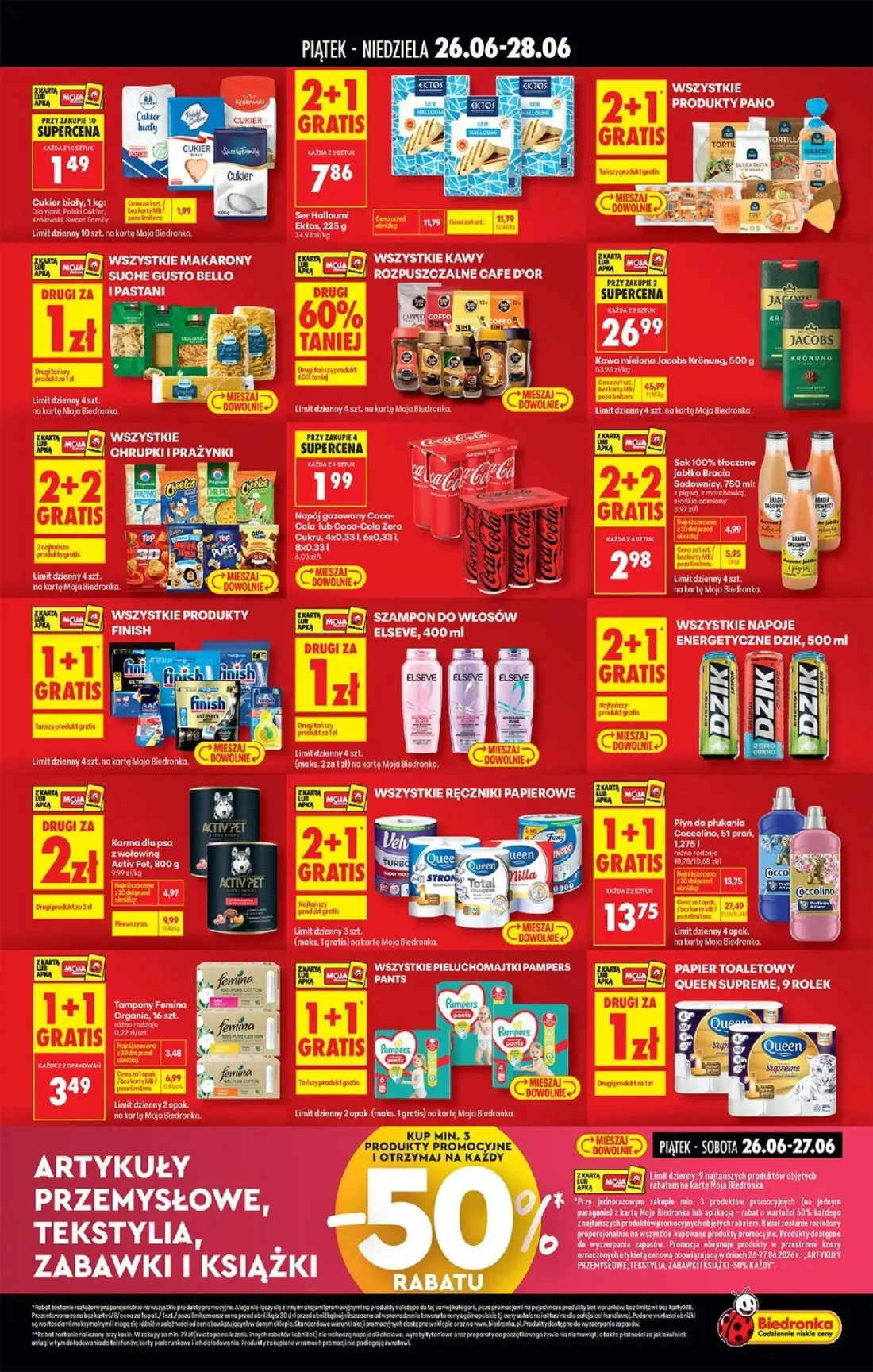 Biedronka gazetka, strona 2 z 4 — Wszystkie makarony Suche Gusto Bello i pastani