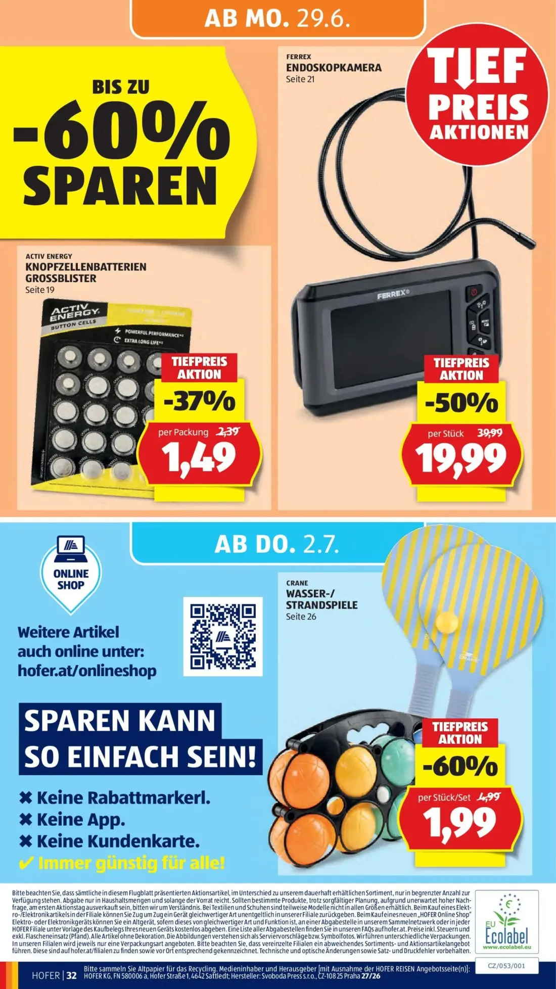 Hofer Prospekt, Seite 37 von 41