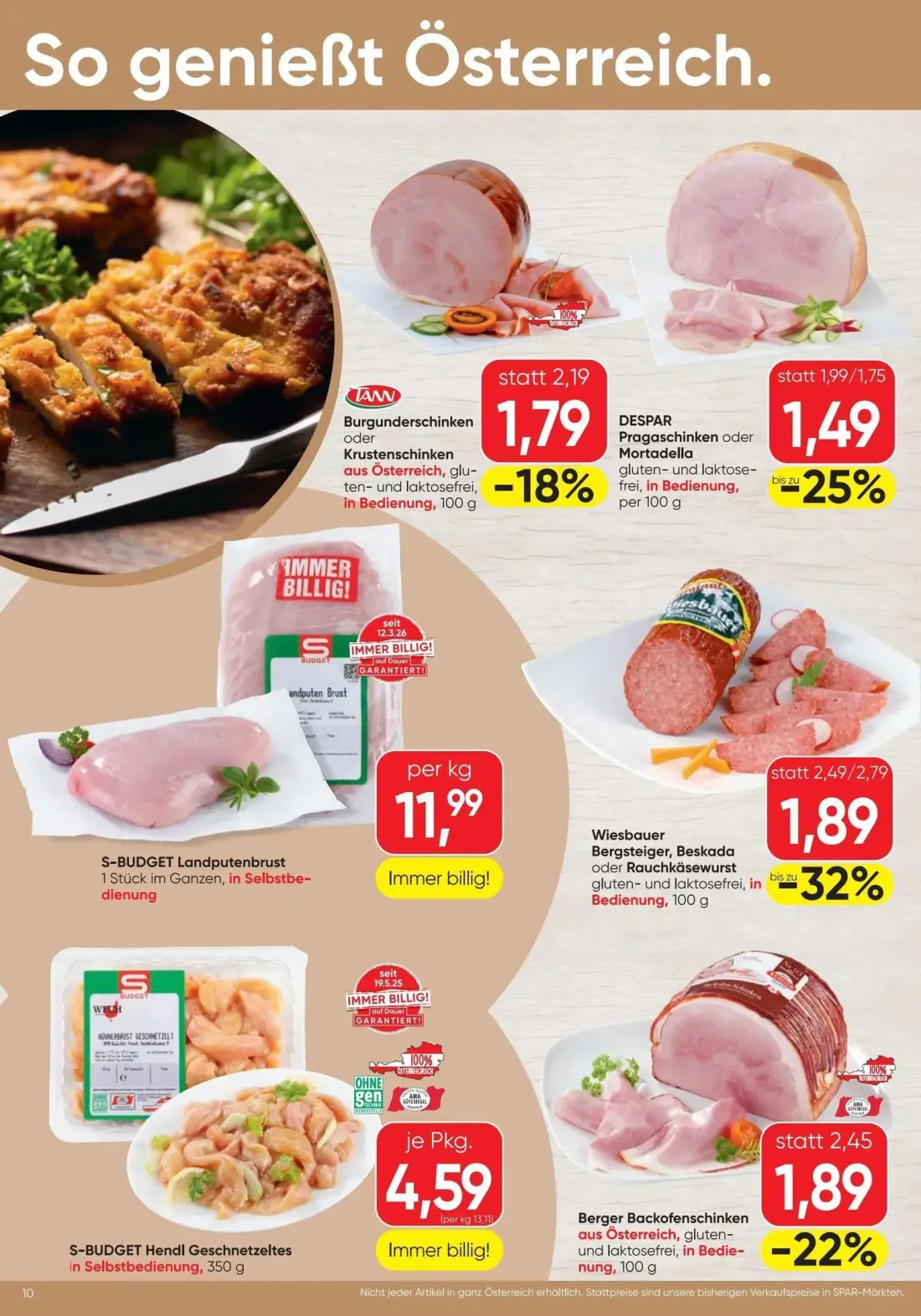 Spar Prospekt, Seite 10 von 20