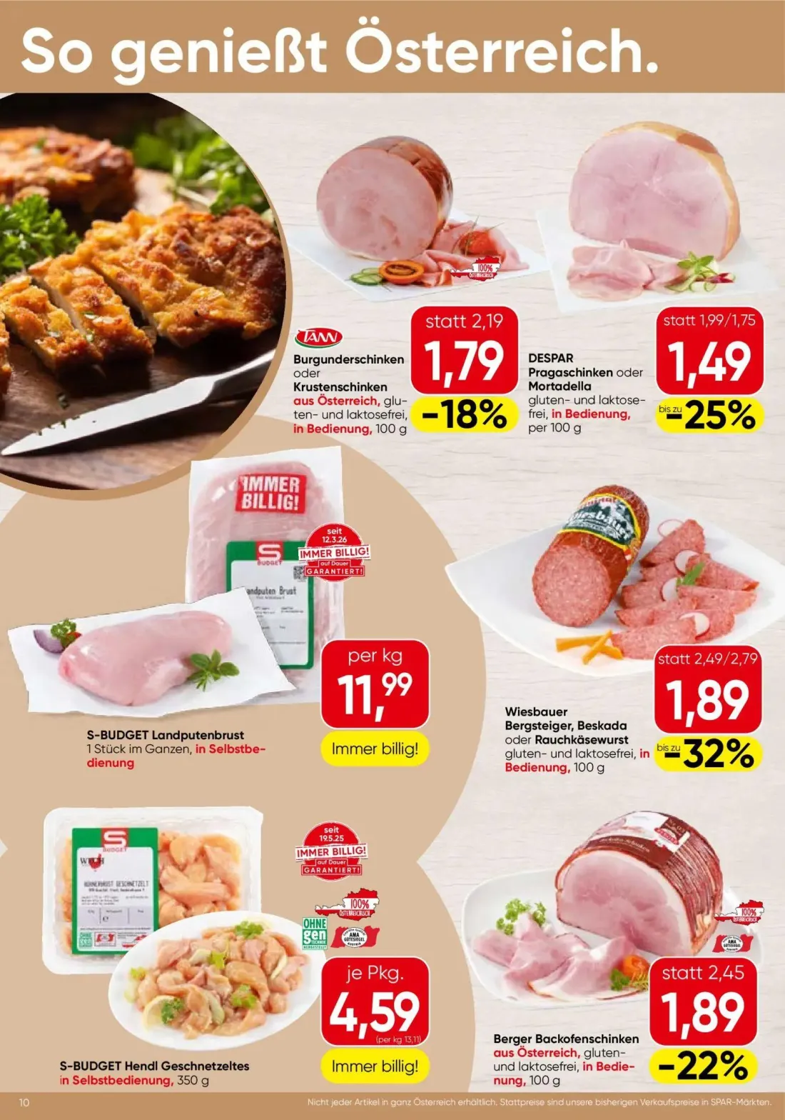 Spar Prospekt, Seite 10 von 22