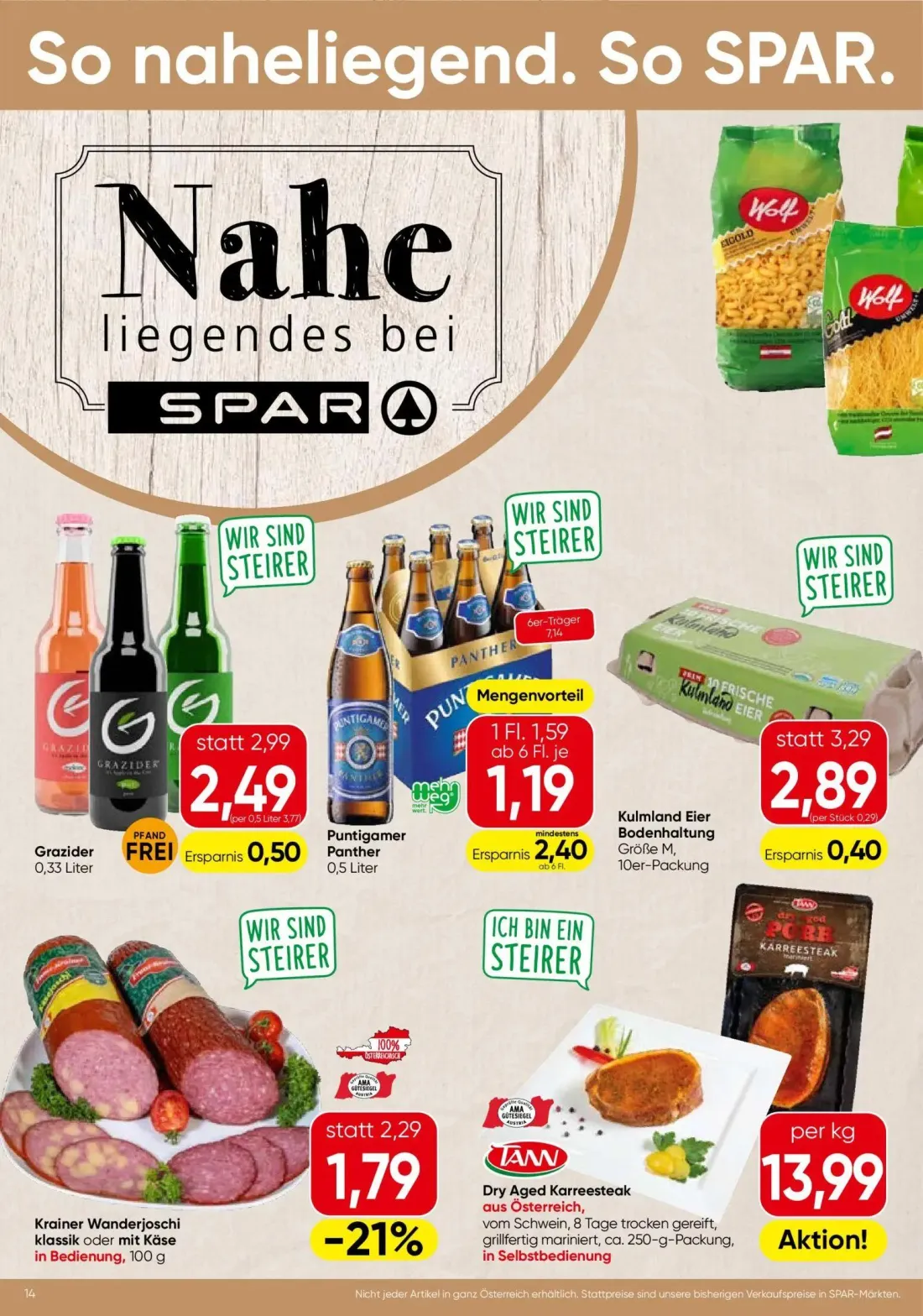 Spar Prospekt, Seite 14 von 22