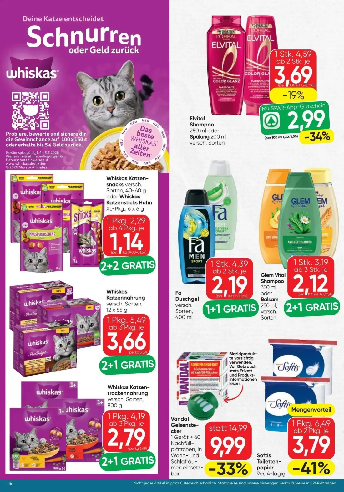 Spar Prospekt, Seite 18 von 20