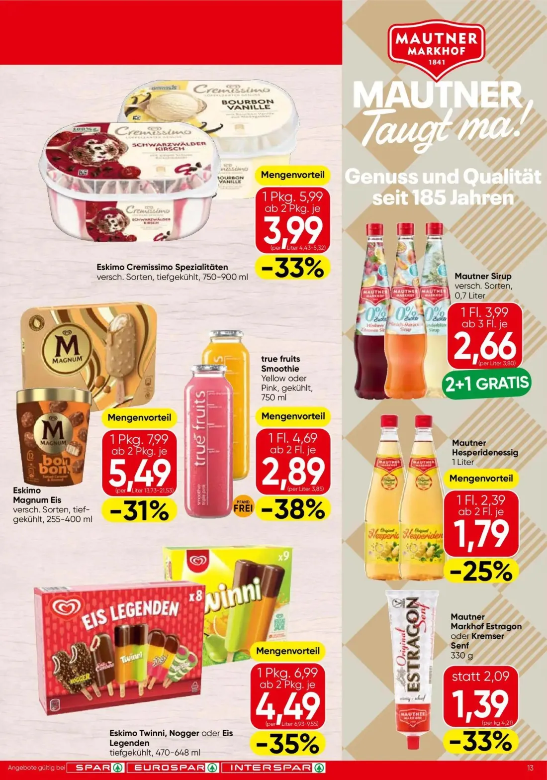 Spar Prospekt, Seite 13 von 22