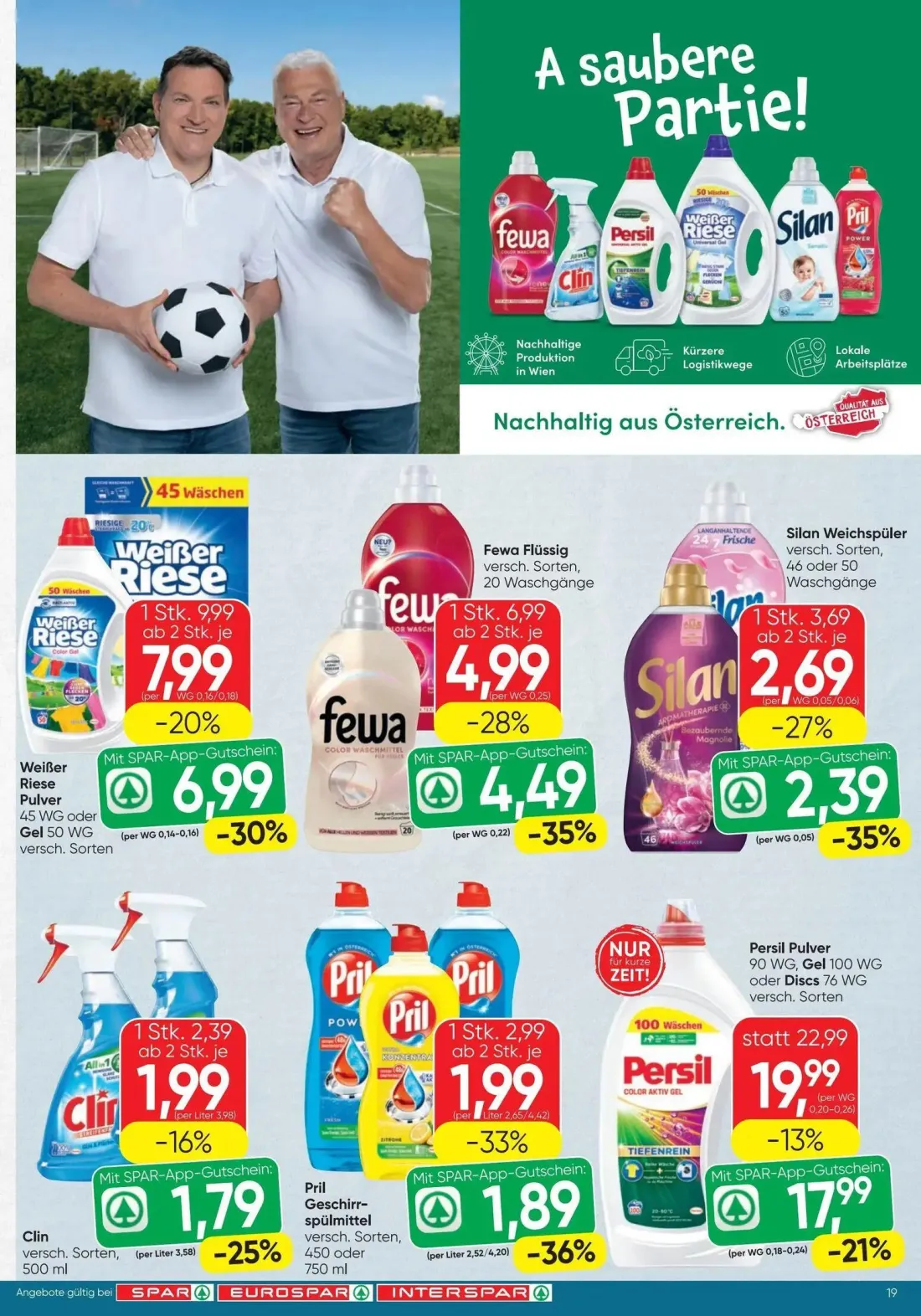 Spar Prospekt, Seite 19 von 20