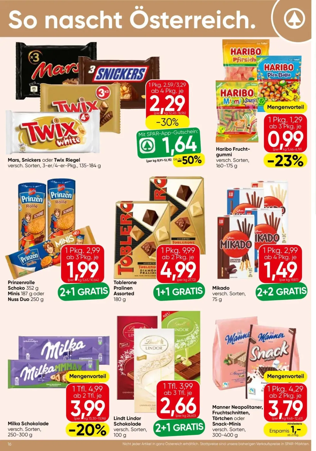 Spar Prospekt, Seite 16 von 22