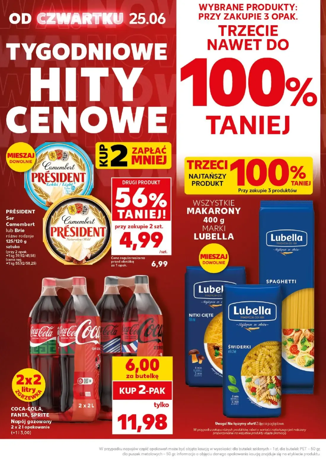 Kaufland gazetka, strona 6 z 32 — Coca-Cola, Fanta, Sprite Napój gazowany