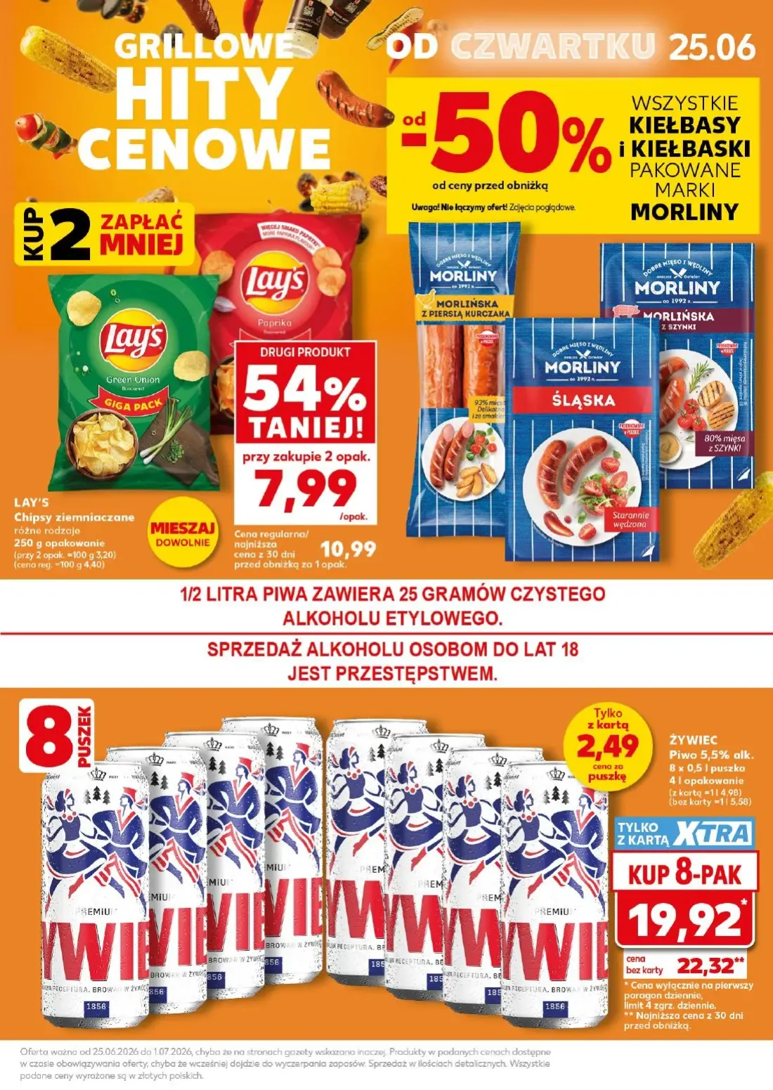Kaufland gazetka, strona 7 z 32 — ŻYWIEC Piwo 5,5% alk.