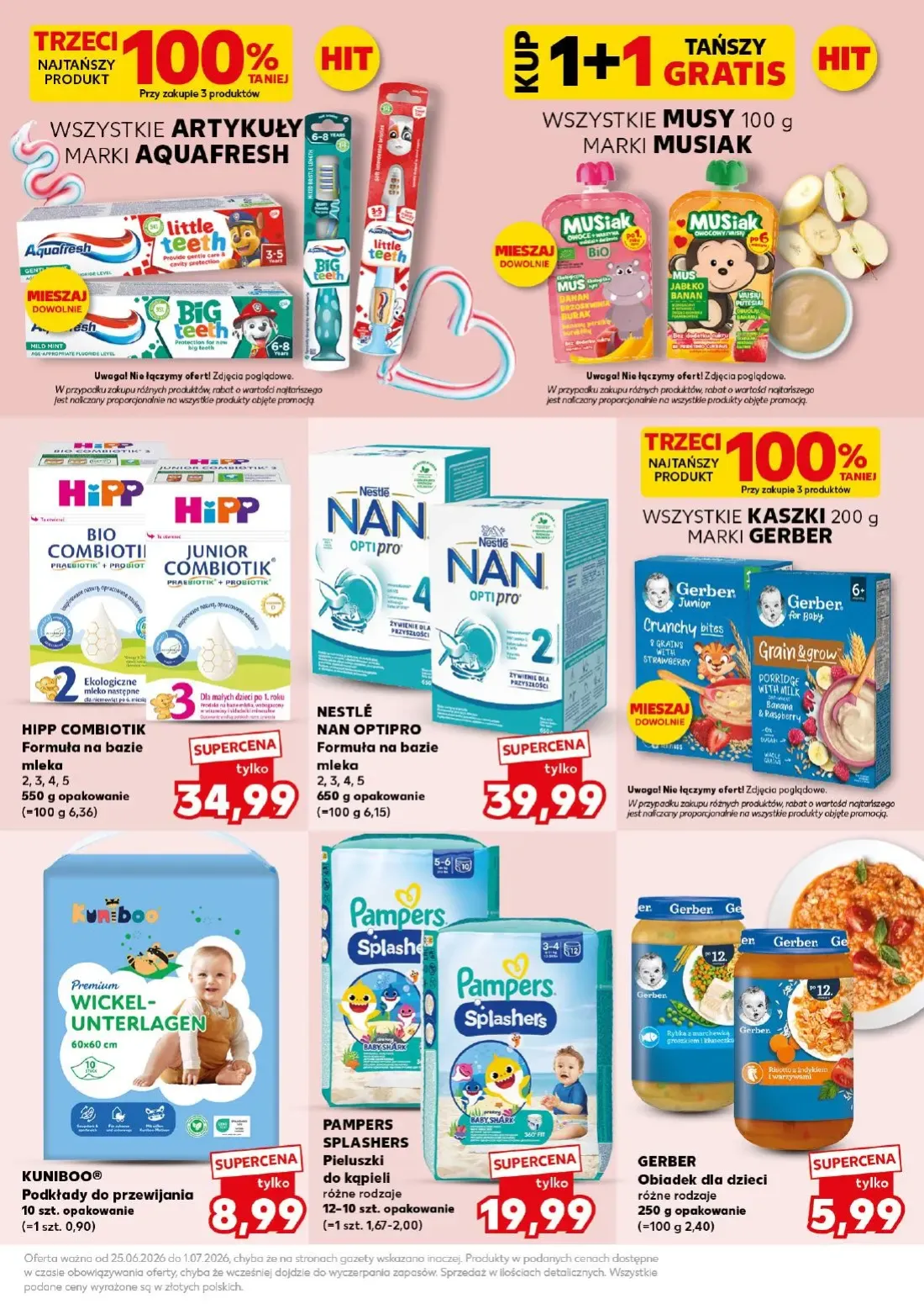 Kaufland gazetka, strona 31 z 32 — HIPP COMBIOTIK Formuła na bazie mleka, NESTLÉ NAN OPTIPRO Formuła na bazie mleka, KUNIBOO…