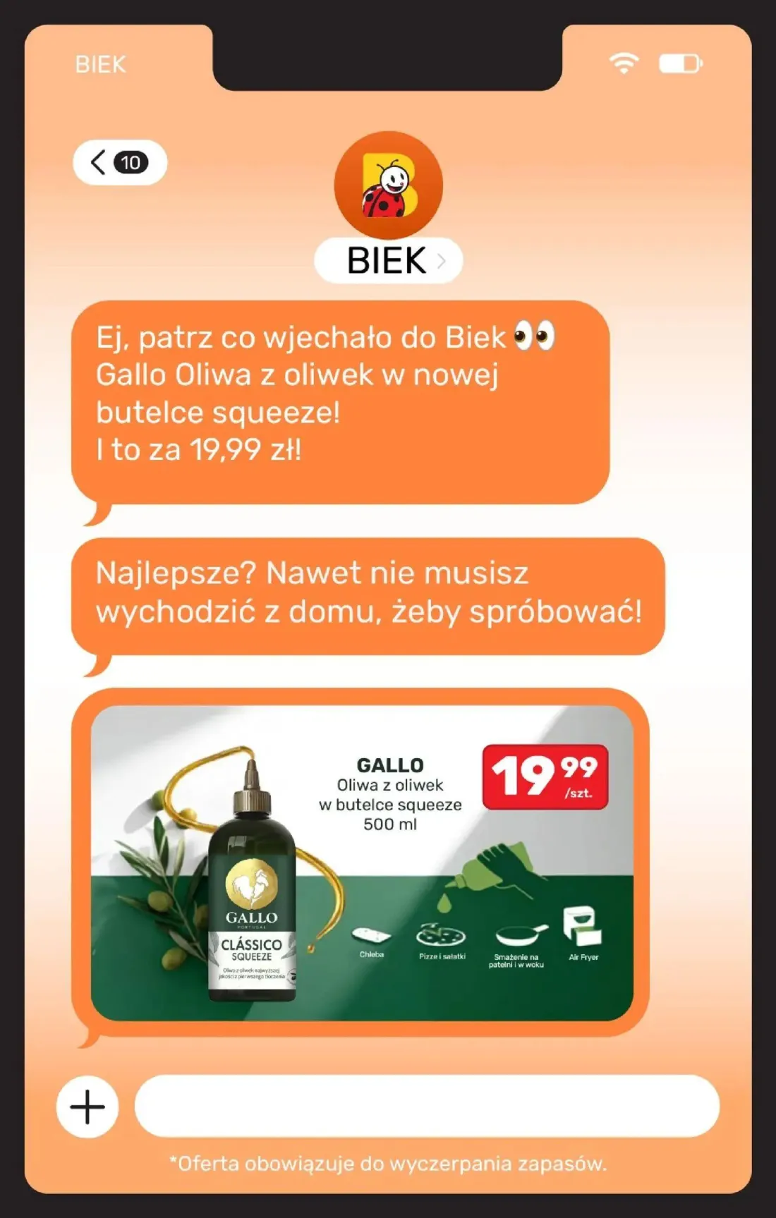 Biedronka gazetka, strona 17 z 31 — Gallo Oliwa z oliwek w butelce squeeze