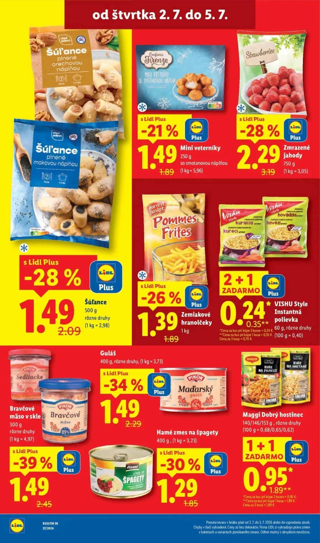 Lidl leták, strana 74 z 98 — Zmrazené jahody