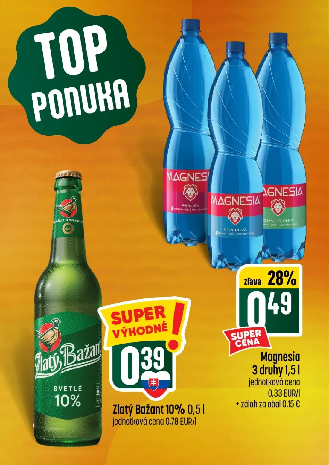 Coop Tempo leták, strana 7 z 60 — Zlatý Bažant 10%, Magnesia