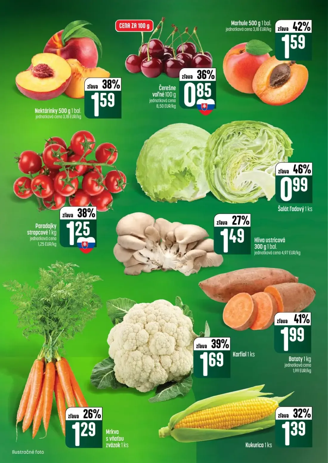 Coop Tempo leták, strana 9 z 60 — Nektárinky, Čerešne, Marhule