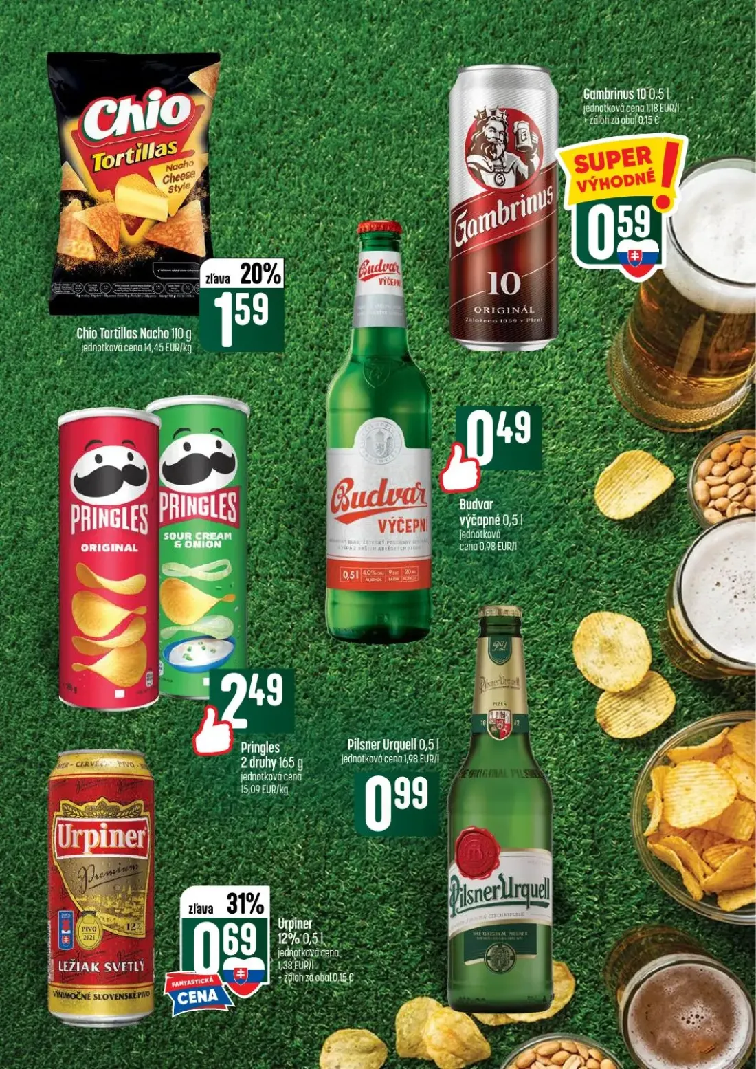 Coop Tempo leták, strana 47 z 60 — Chio Tortillas Nacho Cheese Style, Gambrinus 10, Pringles