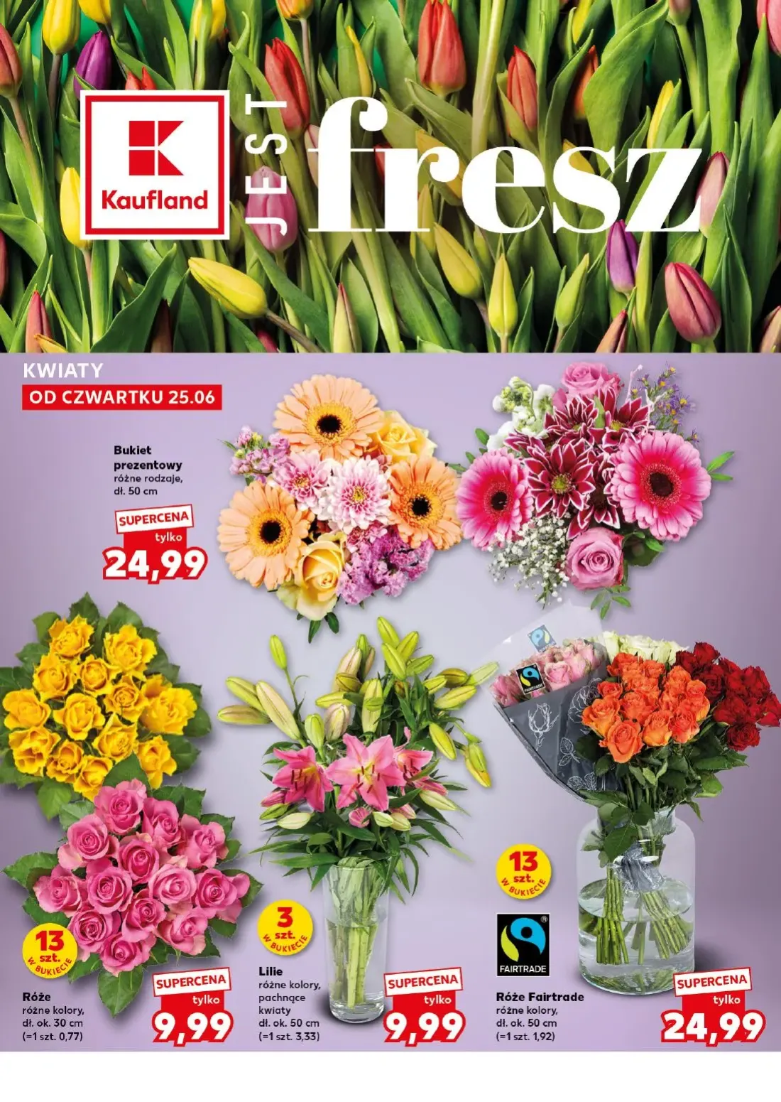 Kaufland gazetka, strona 6 z 32 — Bukiet prezentowy, Róże, Lilie