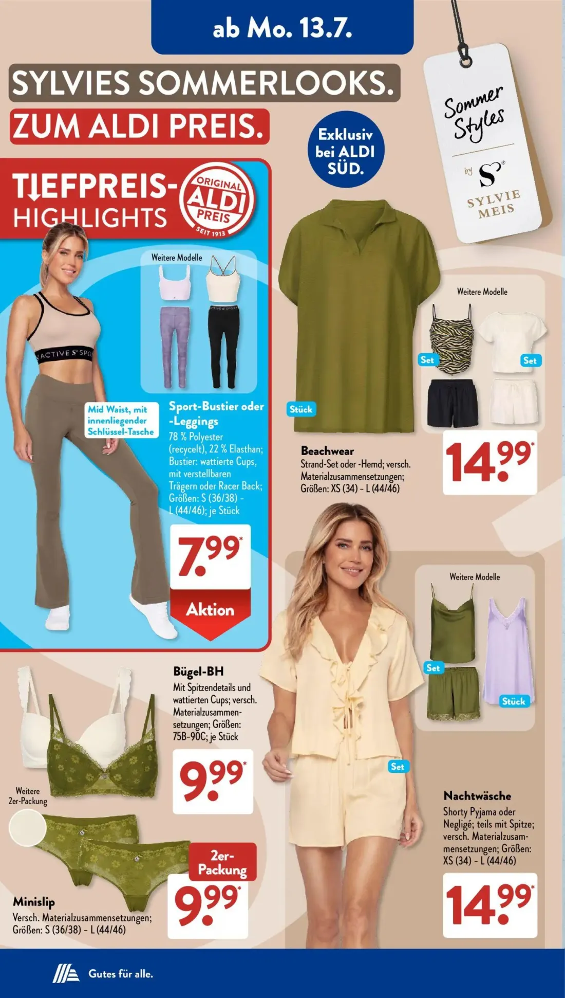 Aldi Süd Prospekt, Seite 3 von 22 — Sport-Bustier oder -Leggings