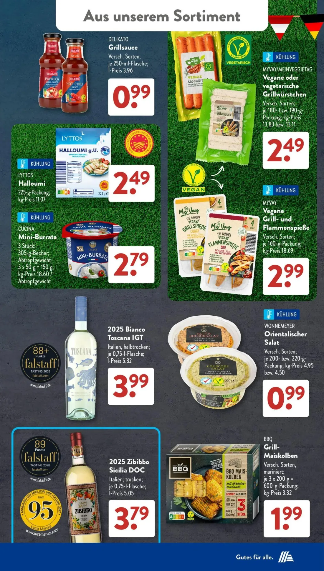 Aldi Süd Prospekt, Seite 19 von 22 — DELIKATO Grillsauce, BBQ Grill-Maiskolben