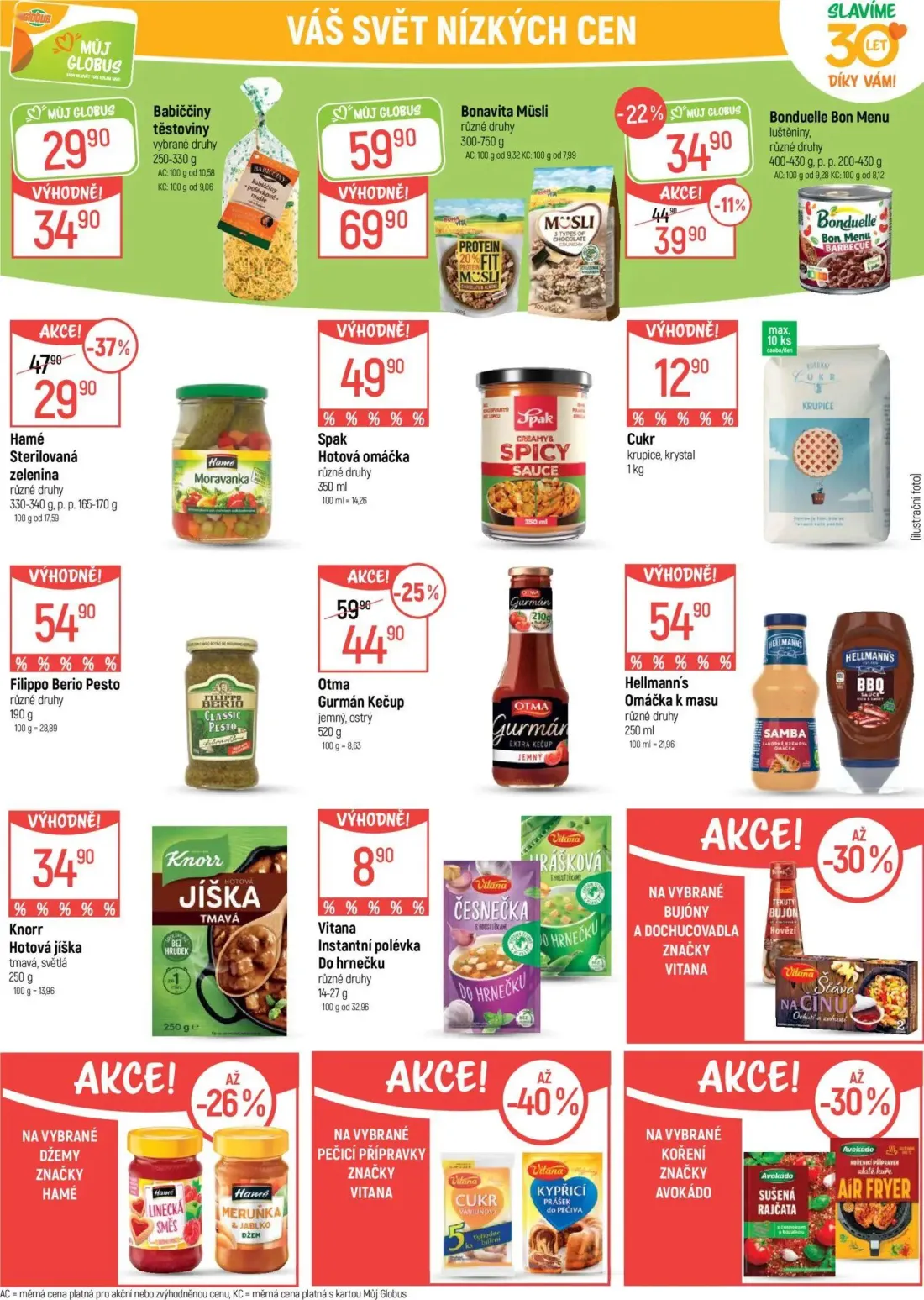 GLOBUS leták, strana 29 z 47 — Cukr krupice, krystal