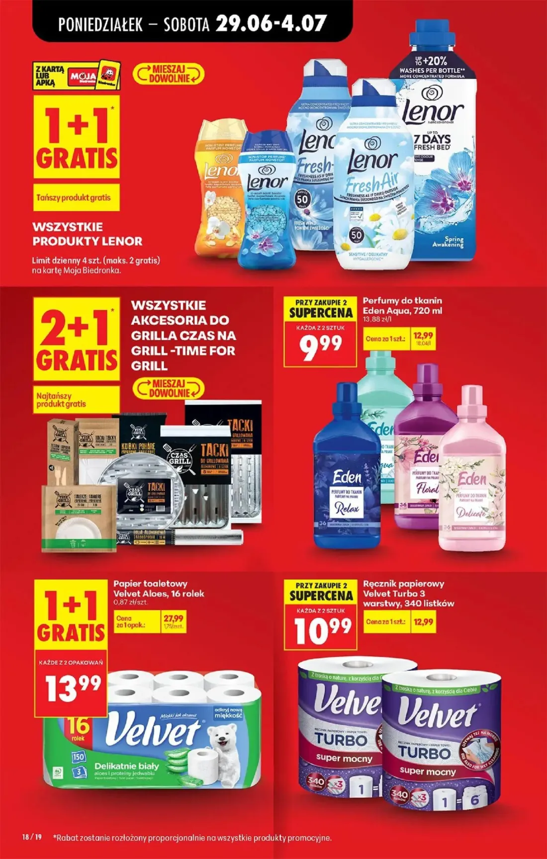 Biedronka gazetka, strona 22 z 84 — Papier toaletowy Velvet Aloes, Ręcznik papierowy Velvet Turbo 3 warstwy