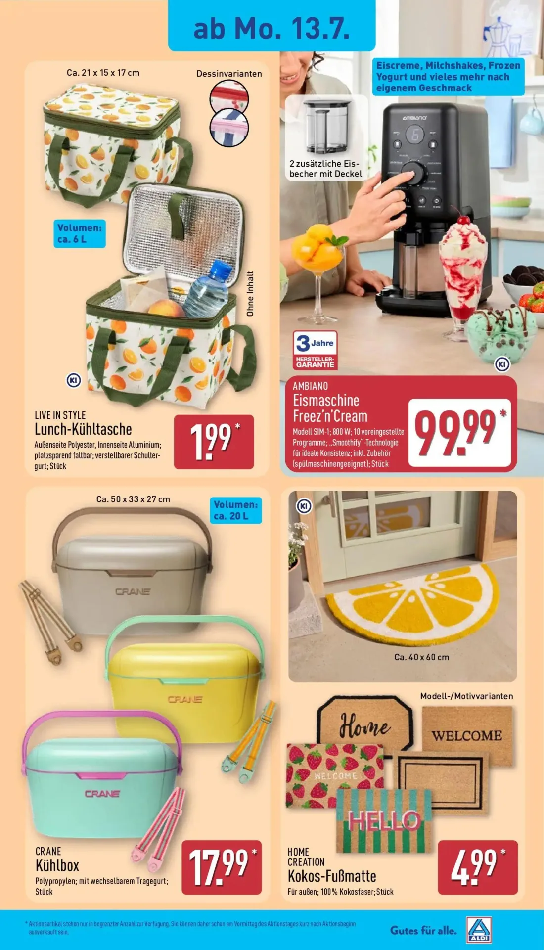 Aldi Nord Prospekt, Seite 5 von 13 — Lunch-Kühltasche, Kühlbox
