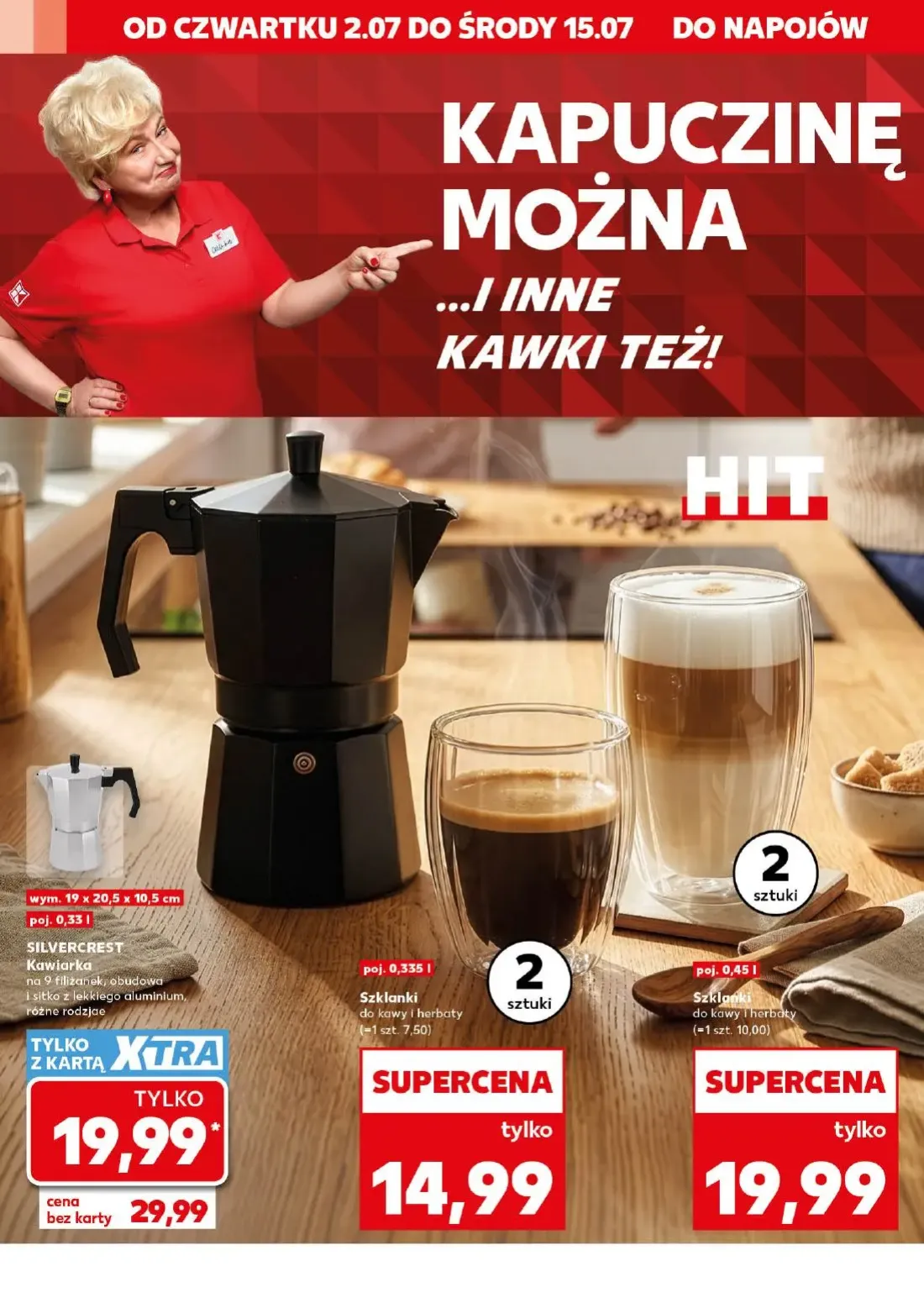 Kaufland gazetka, strona 4 z 18 — SILVERCREST Kawiarka, Szklanki do kawy i herbaty