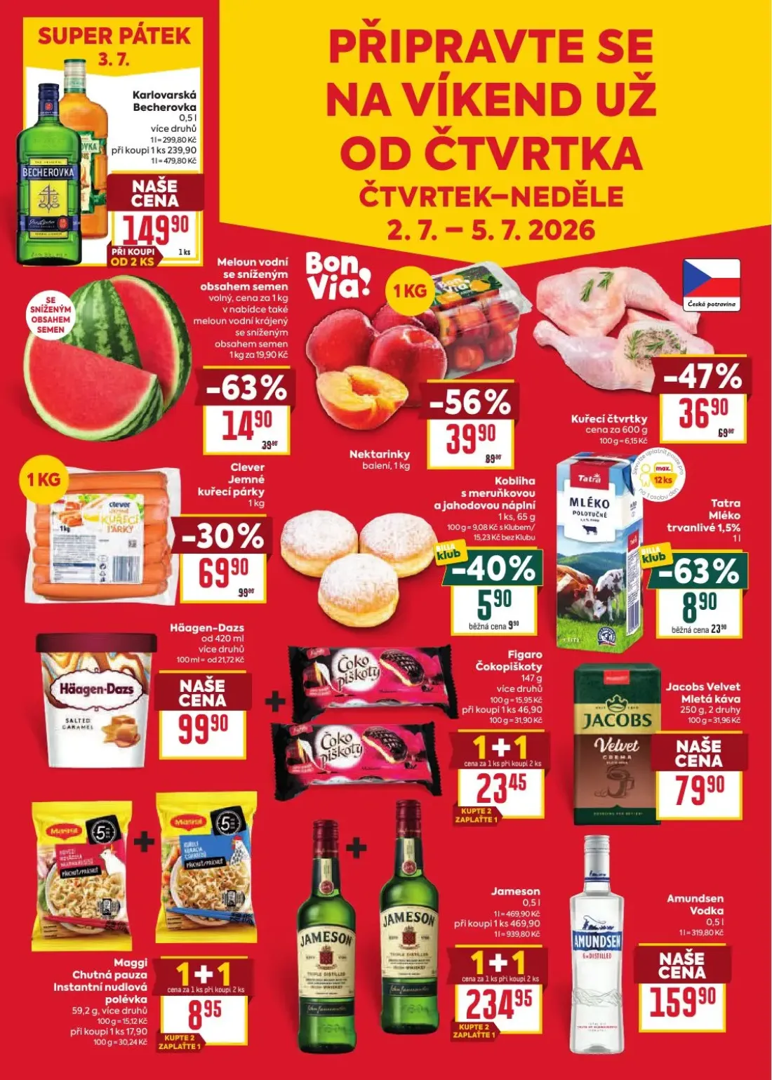 Billa leták, strana 7 z 8 — Tatra Mléko trvanlivé 1,5%