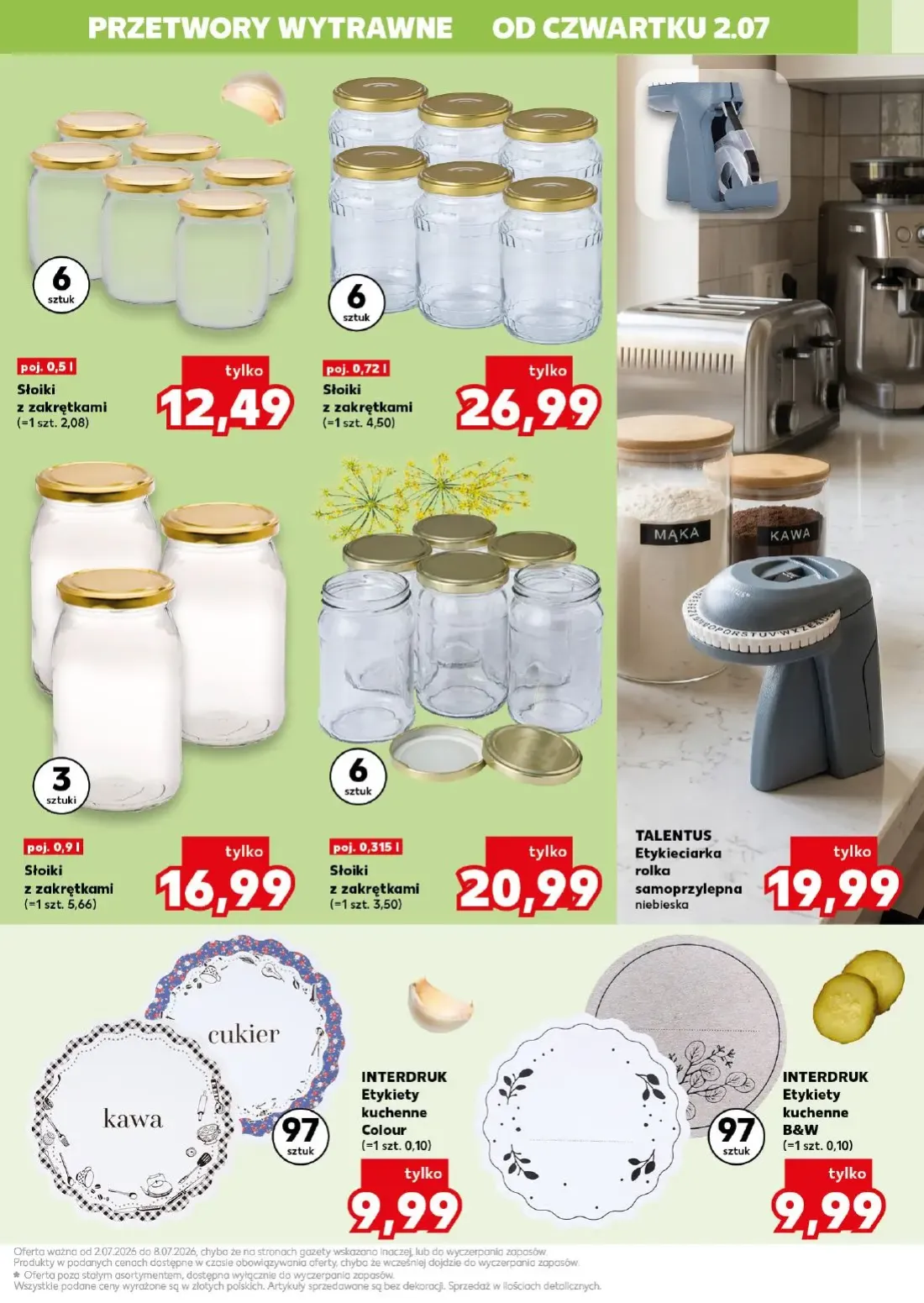 Kaufland gazetka, strona 11 z 22 — Słoiki z zakrętkami, Słoiki z zakrętkami, Słoiki z zakrętkami