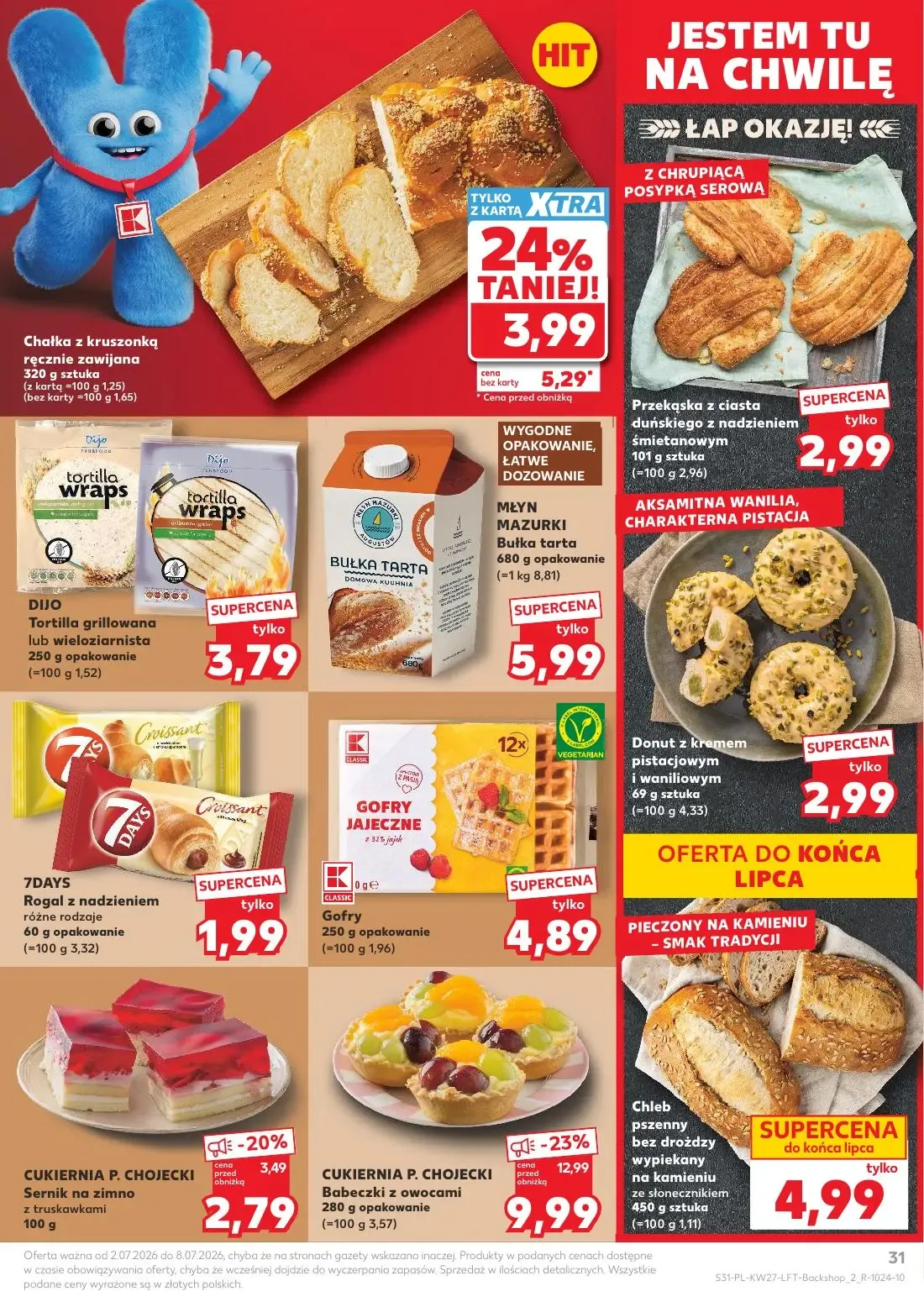 Kaufland gazetka, strona 31 z 72 — Chałka z kruszonką ręcznie zawijana