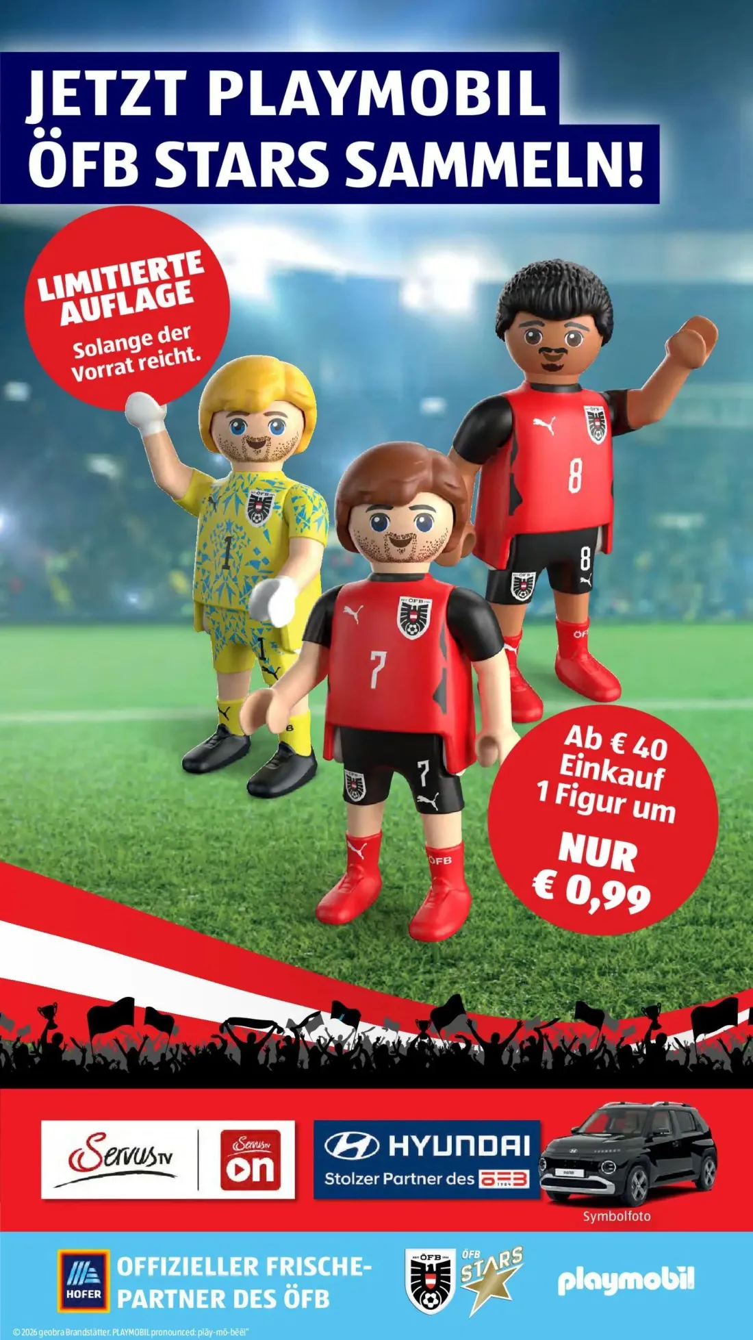 Hofer Prospekt, Seite 23 von 39 — PLAYMOBIL ÖFB STARS