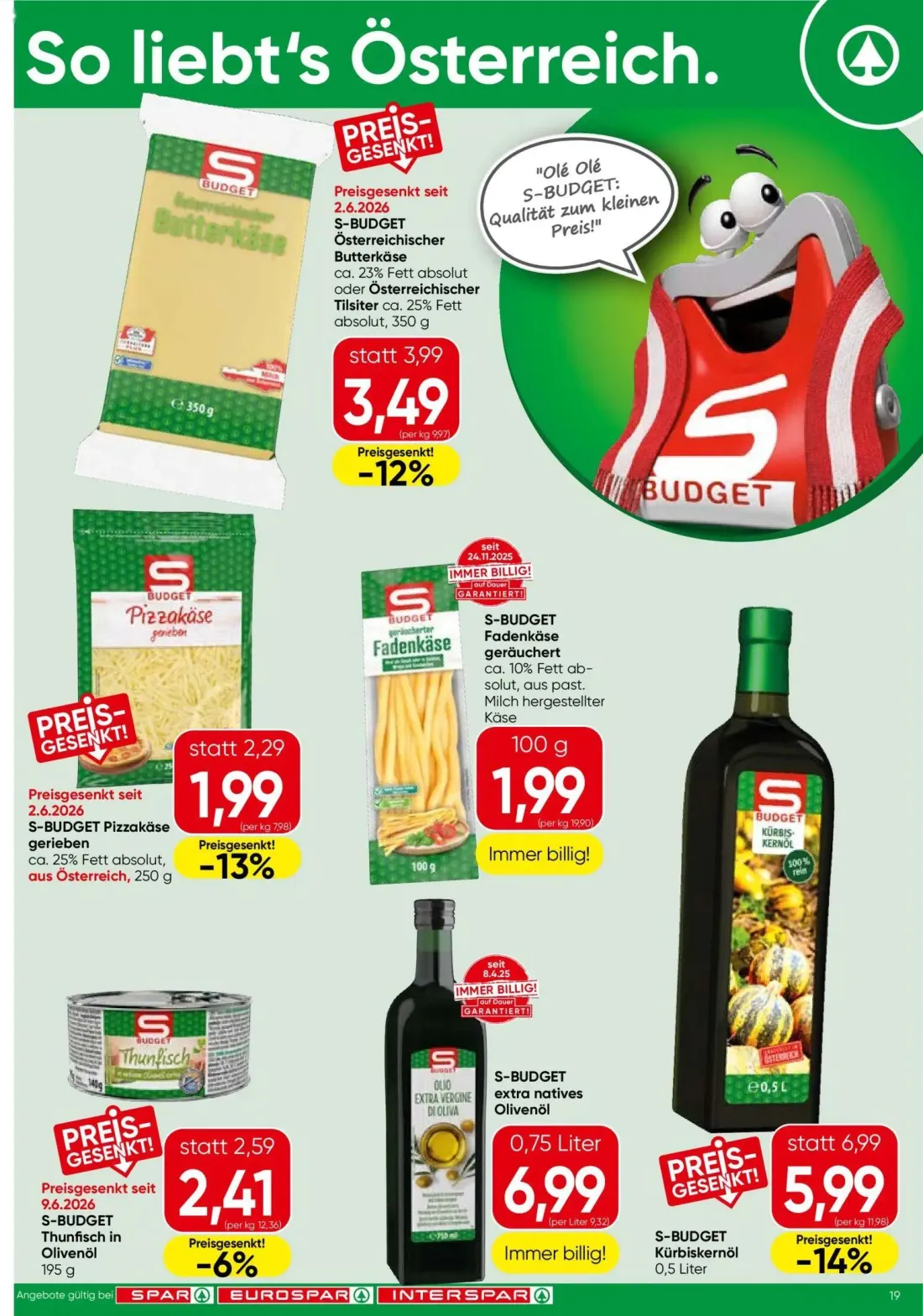 Spar Prospekt, Seite 19 von 24