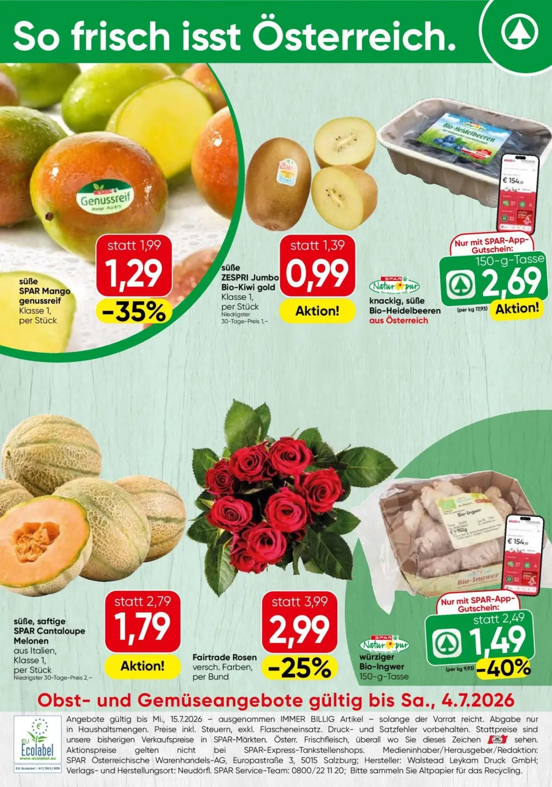 Spar Prospekt, Seite 24 von 24