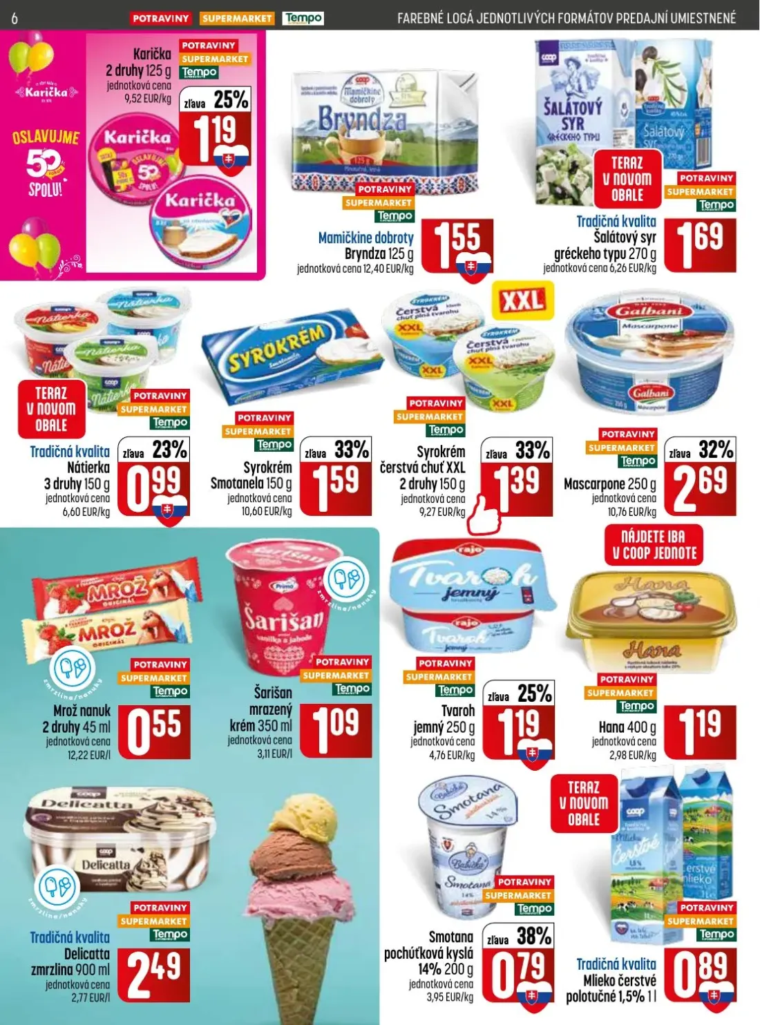 Coop Jednota leták, strana 6 z 28 — Karička