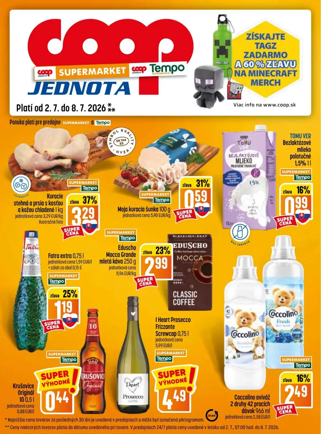Coop Jednota leták, strana 13 z 28 — Eduscho Mocca Grande mletá káva