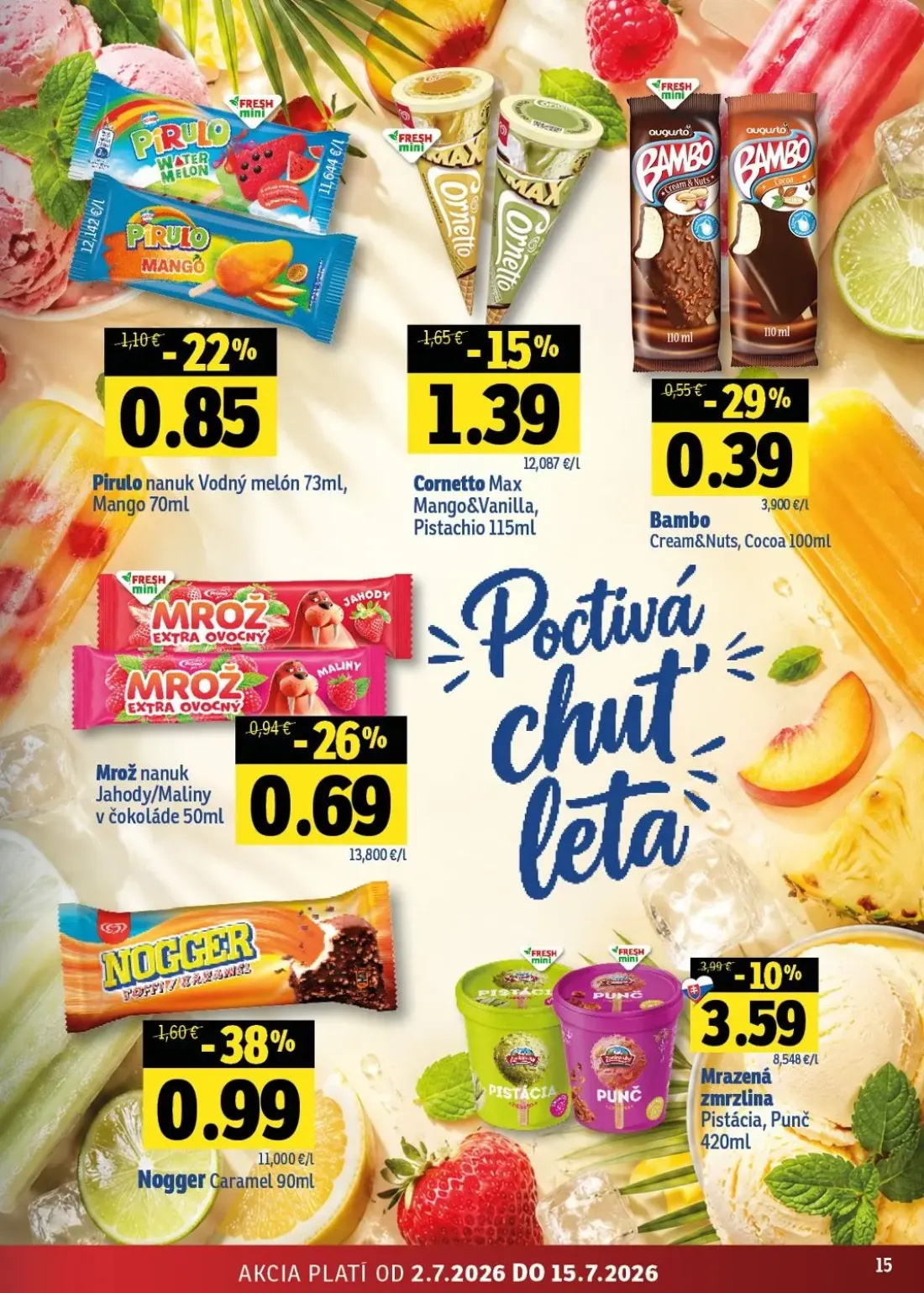 Fresh - západ leták, strana 15 z 48