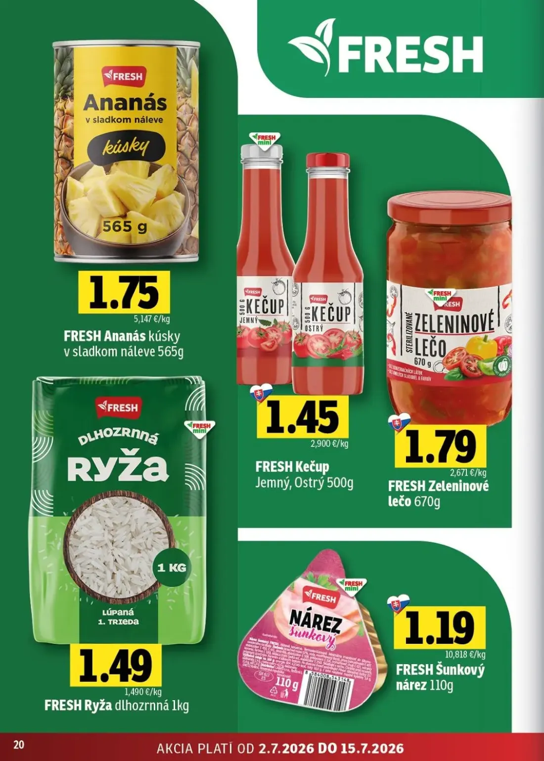 Fresh - západ leták, strana 20 z 48