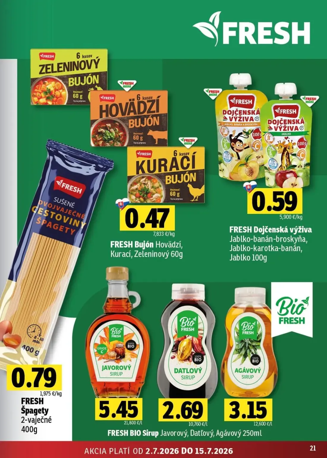 Fresh - západ leták, strana 21 z 48