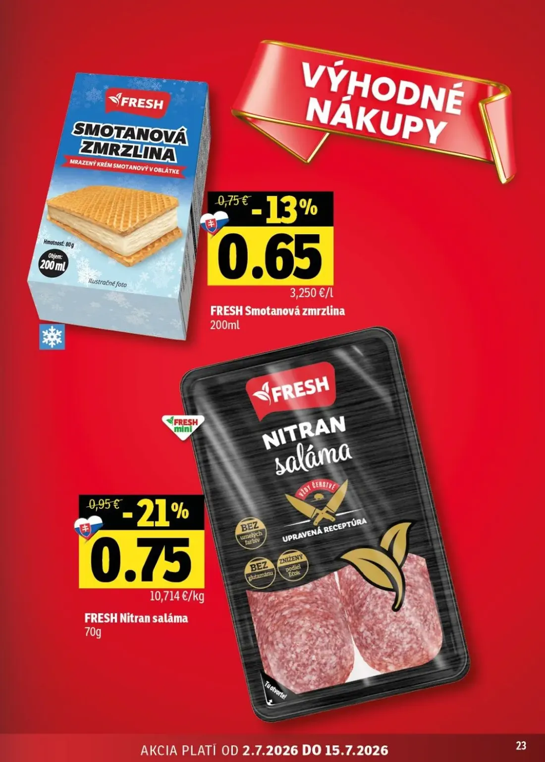 Fresh - západ leták, strana 23 z 48